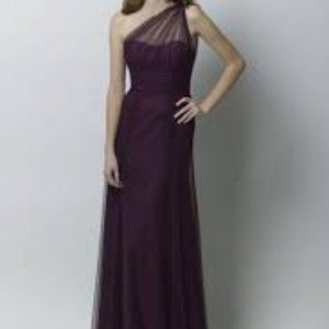 WToo Watters Chocolate Formal Dress with net Sz 12